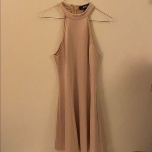 pale pink lulu’s halter dress